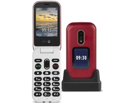 Telefóno Senior DORO 6060 (2.8'' - 4 GB - Rojo)