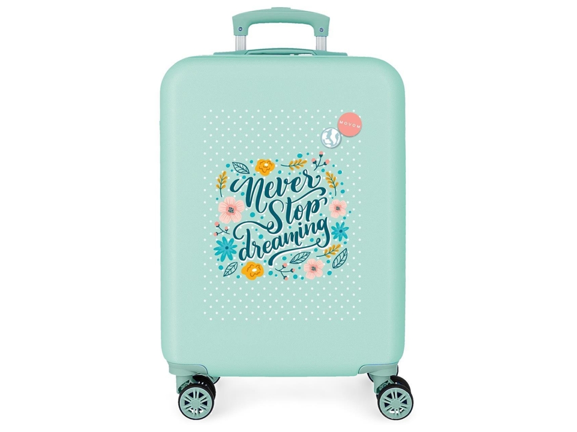 Maleta de Cabina MOVOM Never Stop Dreaming Azul (38x55x20cm - 35 L)