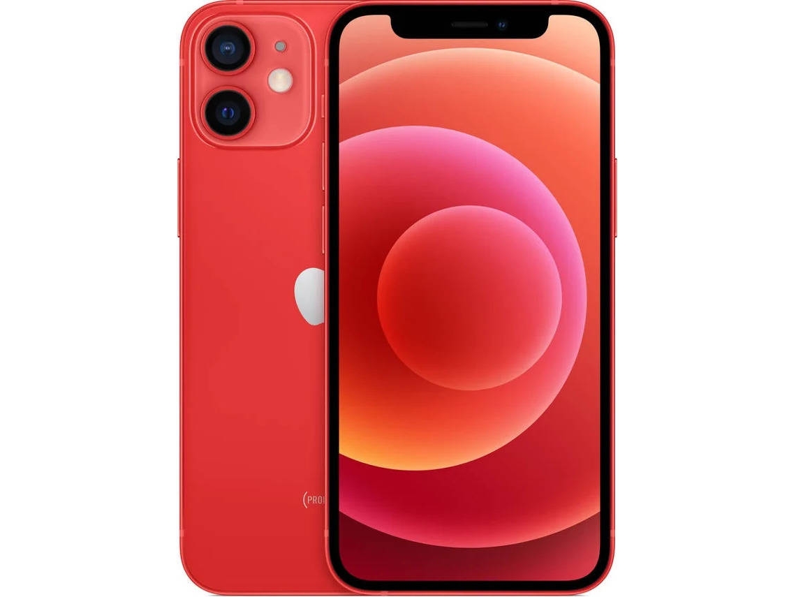 iPhone 12 Mini APPLE (Reacondicionado Flippers Marcas Mínimas - 5.4'' - 64 GB - Rojo)