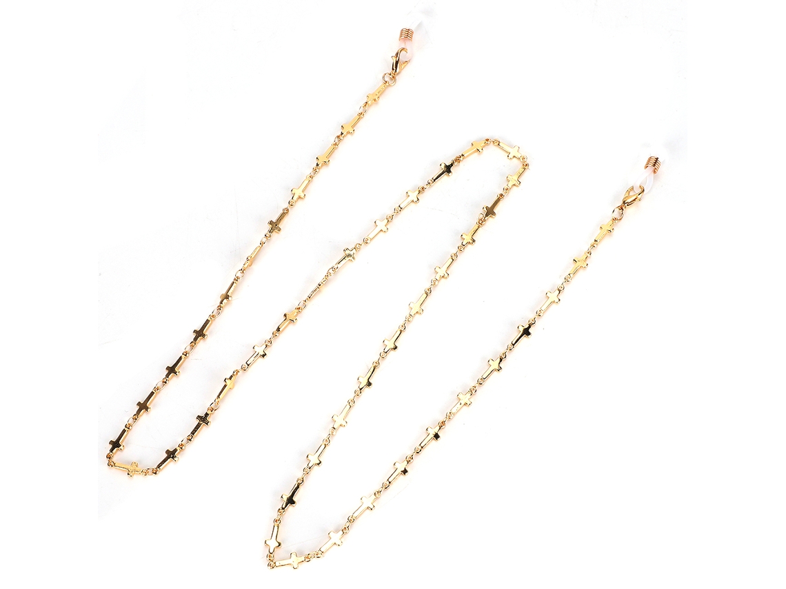Cadena Para Gafas Antideslizante Con Cordón De Aleación Y Decoración Rood