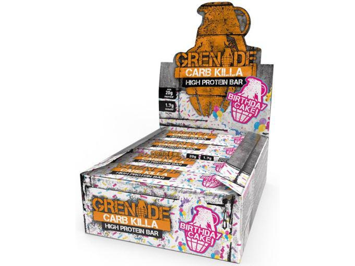 Complemento Alimentar GRENADE Grenade Carb Killa Birthday Cake 12 Bars