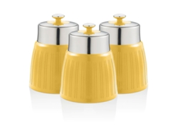 Botellas de Cocina SWAN 1,2L (15,6 x 15,6 x 17,3 cm - Plástico/Acero Inox. - Amarillo)