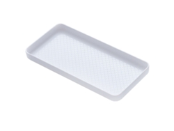 Bandeja rectangular de plástico para habitaciones de hotel Kofihety