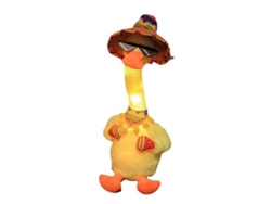 Peluche Interactivo Pato Amarillo Bailando Arzopa | Y Martillo | Repetir Escuchar