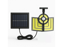 Juego de luces LED con sensor de movimiento, 3 modos de luz y panel solar Sanda SD-6027 Negro