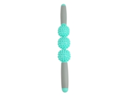 2026-palillo De Masaje Yoga Roller Muscular 3 Pelotas Erizo Anti Celulitis Herramienta Gimnasio Relax Verde Fruta