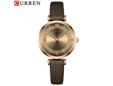 Relojes de Moda para Mujer Correa de Cuero Reloj Impermeable de Cuarzo para Mujer-Color 5 LUUCOZK