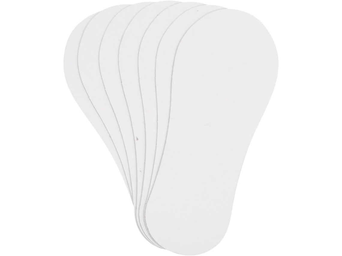 Organizador Invisible Para Calcetines Bajos, De Cartón Blanco, 100 Unidades.
