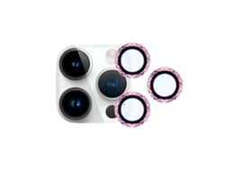 Cubre Objetivo Trenzado Oro Rosa Para Iphone 14 Pro Max