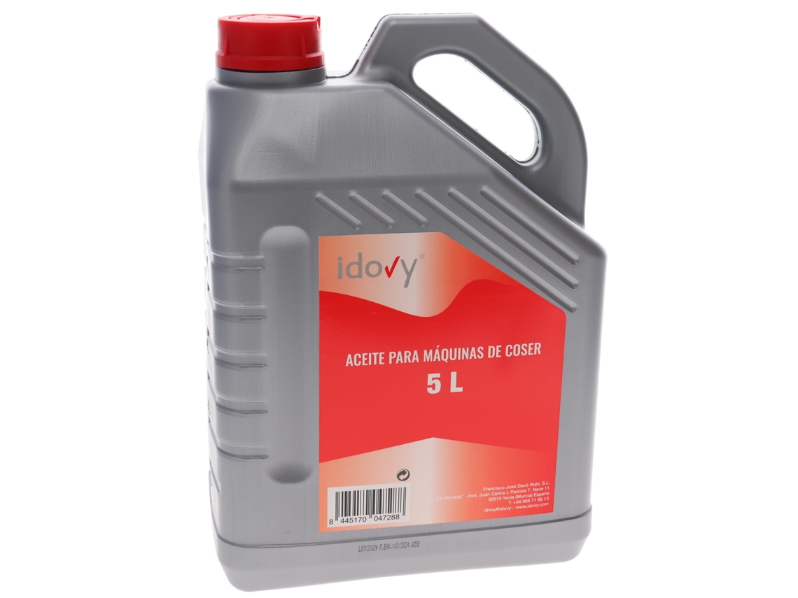 Aceite Para Máquinas De Coser Idovy 5 Litros
