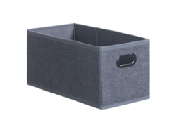 5five - cesta de tela mix n modul gris oscuro jaspeado 15x31cm