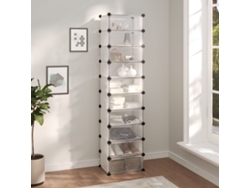 Lovely Home Zapatero Organizador 44X32X174 Cm Pp Transparente