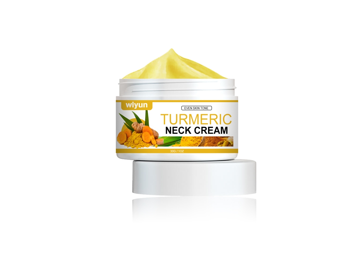 Crema para el cuello con cúrcuma