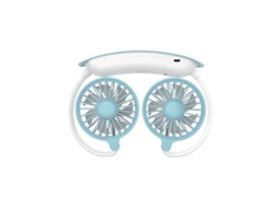 Usb | Portátil - Ventilador De Cuello Ligero Y Portátil, Recargable Por Usb, Con Batería De 1200 Mah. Es Práctico, Ideal Para Estudiantes O