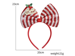 Diadema navideña con cuernos, accesorio navideño brillante, ideal para fiestas, cosplay y uso diario Aeuzwr (Estilo 10)