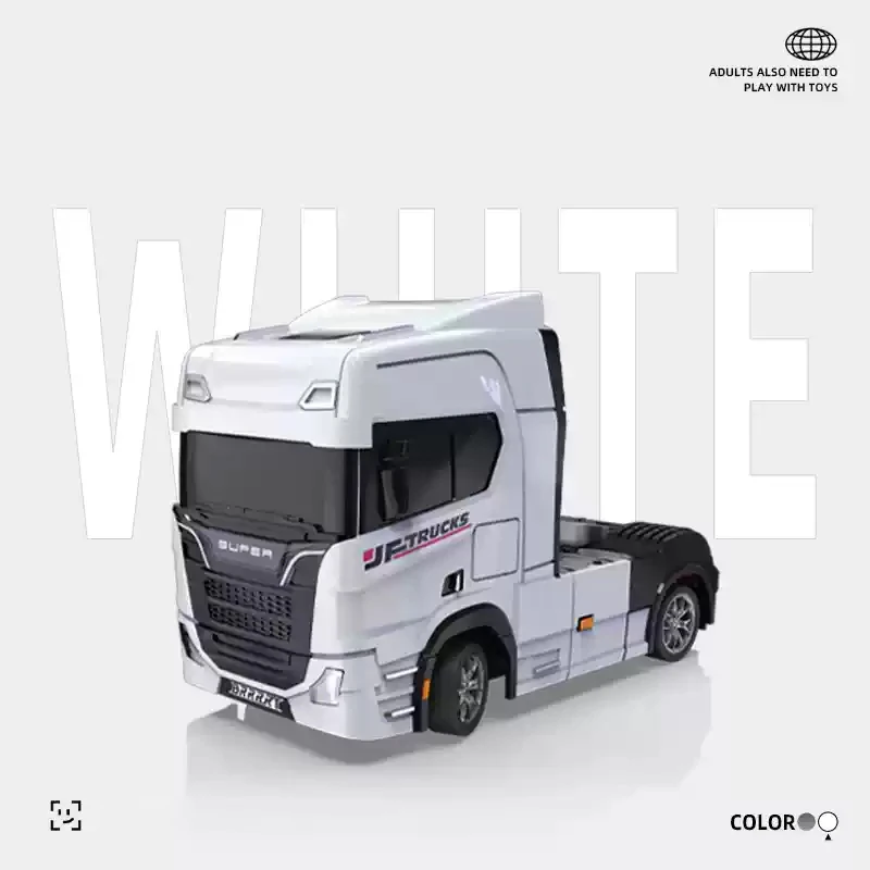 Coche de derrape teledirigido en miniatura, escala 1/43, regalo para niños MDUG (blanco)
