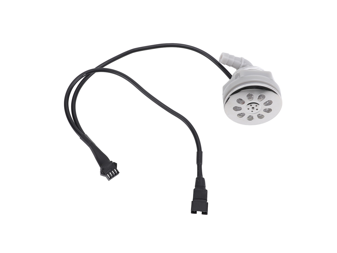 Boquilla de aire RGB de 6 orificios para baño con efecto de burbujas Primerox