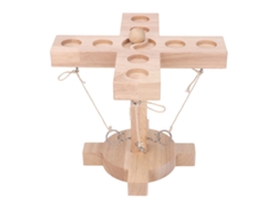 Juego De Anillo Con Gancho De Madera Portátil Interactivo Para Hogar Bar Fiesta Interior Exterior Para Adultos Niños