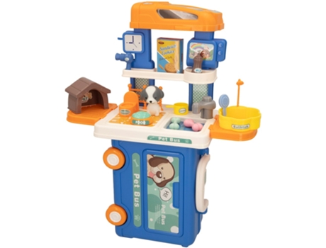 Maletín peluquería canina 3 en 1 c/10 accesorios GO GO FRIENDS