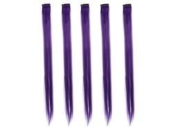 5pcs Pinzas De Pelo Morado Para Fiesta De Cosplay, Longitud Aprox. 55cm, Fáciles De Usar Y Manejar