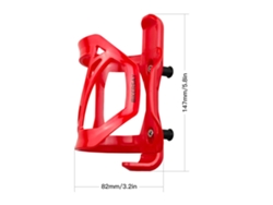 Suporte Mali para garrafa de bicicleta, plástico leve, com abertura ajustável para MTB e estrada