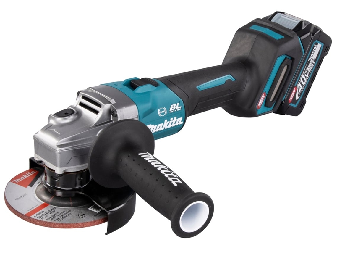 MAKITA GA005GM201 Miniamoladora BL 40Vmax XGT 125mm SAR 4Ah 2 bat. AFT Makpac