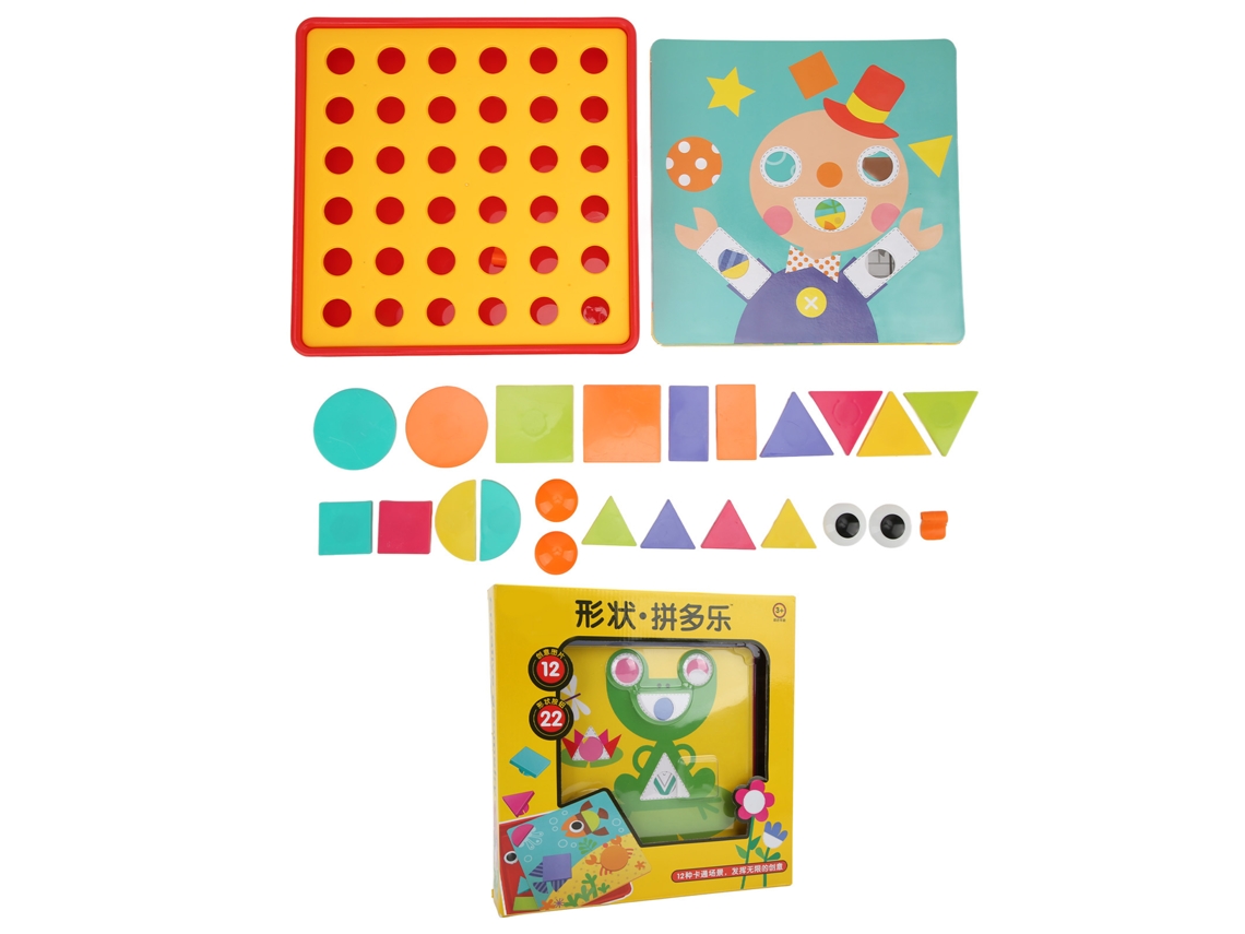 2026 Puzzles Para Niños Bloques De Patrones Interactivos Educativos Material Plástico Ligero Juego De Formas Geométricas Cerebro