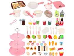 Accesorios de cocina de juguete para niños en edad preescolar, juego educativo con panel Vayotoy
