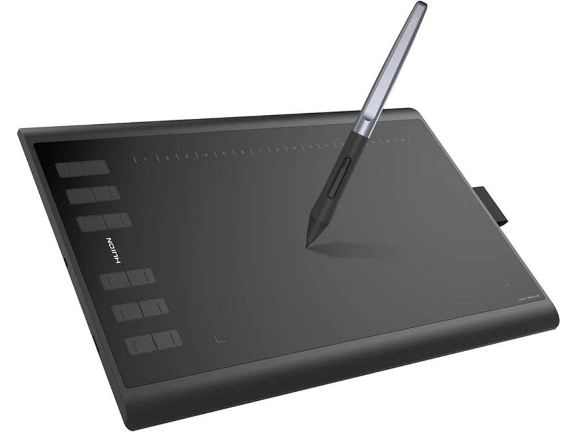 Tableta Gráfica HUION H1060P (254 x 158.8 mm)