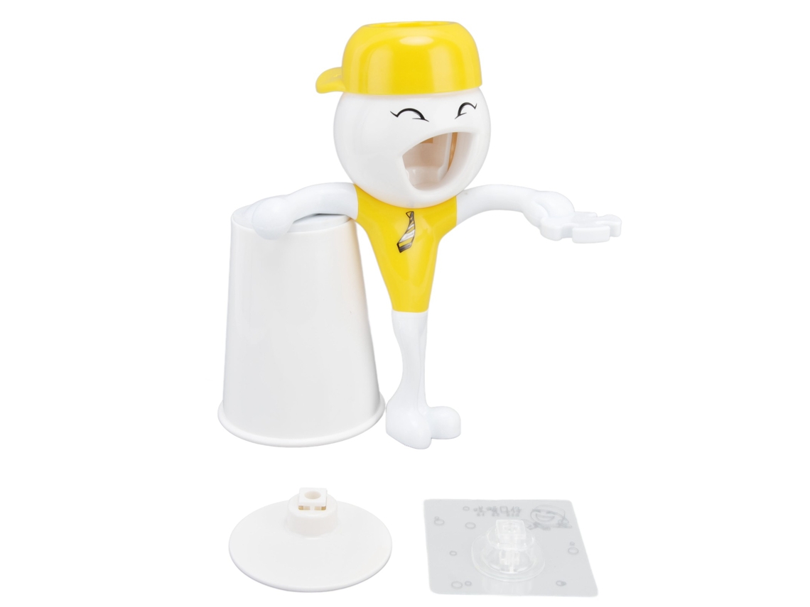 Soporte Para Cepillo De Dientes 3 En 1 Con Dispensador De Pasta De Dientes Y Vaso Infantil Con Dibujos Animados Para El Baño.