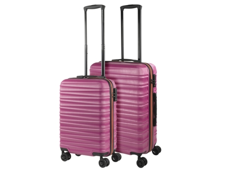 Juego De Maletas Rígidas Abs JASLEN Oporto fucsia (43X35x26 Cm)