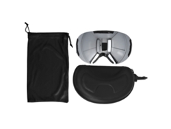 Gafas de esquí con lente antivaho con revestimiento de PE, doble capa, montura ajustable sin montura, accesorios para motocicleta