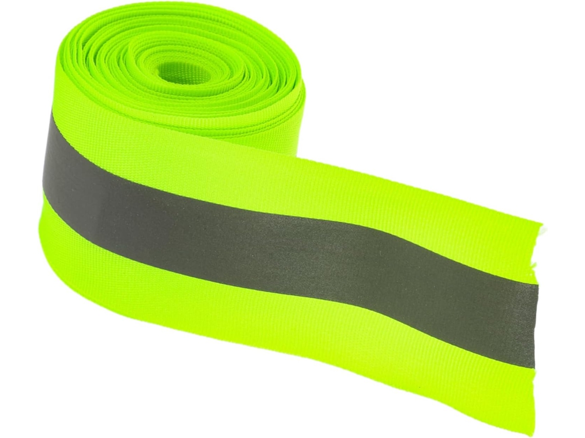 Fita De Segurança Refletora Fluorescente Verde De Alta Visibilidade