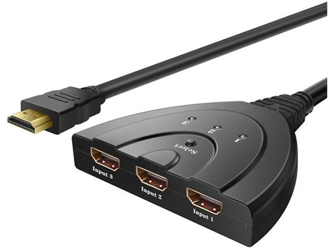 Cable MULTI4YOU (HDMI - 0.06 m - Negro)