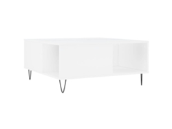 Maison Exclusive - Mesa De Centro Madera Contrachapada Blanco 80x80x36,5 Cm