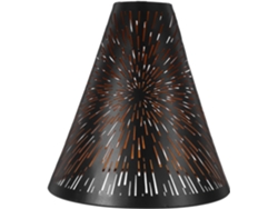 Lámpara De Mesa En Hierro Cm Diseño Negro Y Dorado Uso