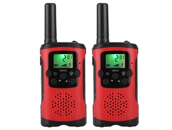 Mini walkie-talkie portátil multicanal para niños