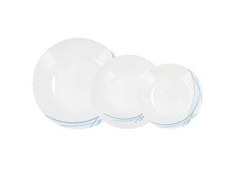 Set de Vajilla Arcopal Domitille Azul Vidrio 12 Piezas