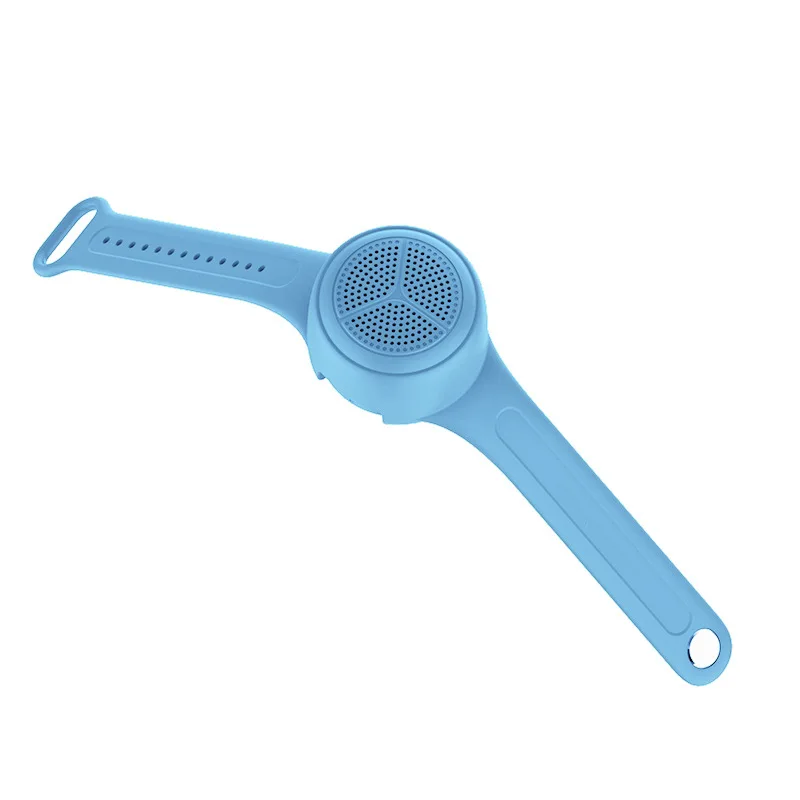 (azul, Con Correa De Reloj) Mini Altavoz Inalámbrico Bluetooth, Volumen Alto, Transmisión Portátil