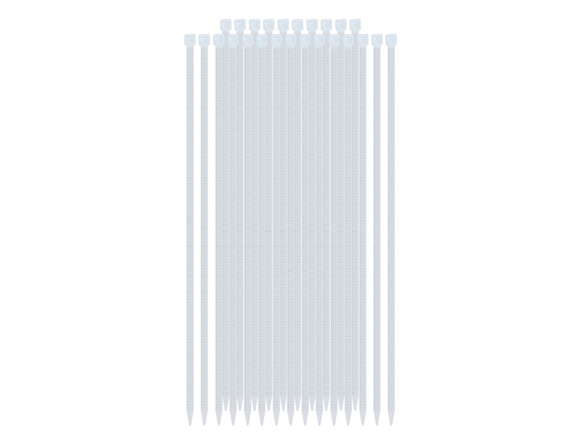Bridas Autoblocantes De 4,6 X 400 Mm, 25 Piezas De Nailon