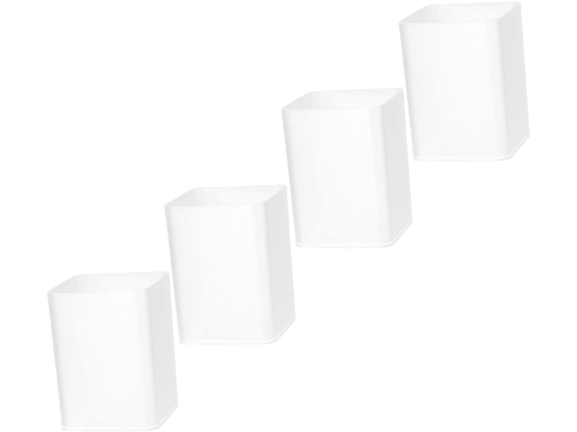 Portalápices, organizador multiusos de plástico, ideal para escritorio y espacio de trabajo. Gokoco