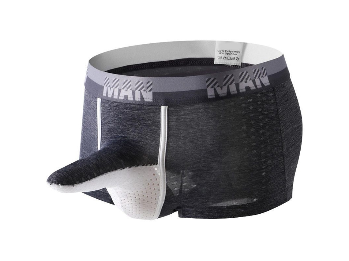 Calzoncillos Bóxer Para Hombre Fianao Longjiang, Con Diseño Sexy De Nariz De Elefante Y Forma Convexa En U, Cómodos Para El Dormitorio.