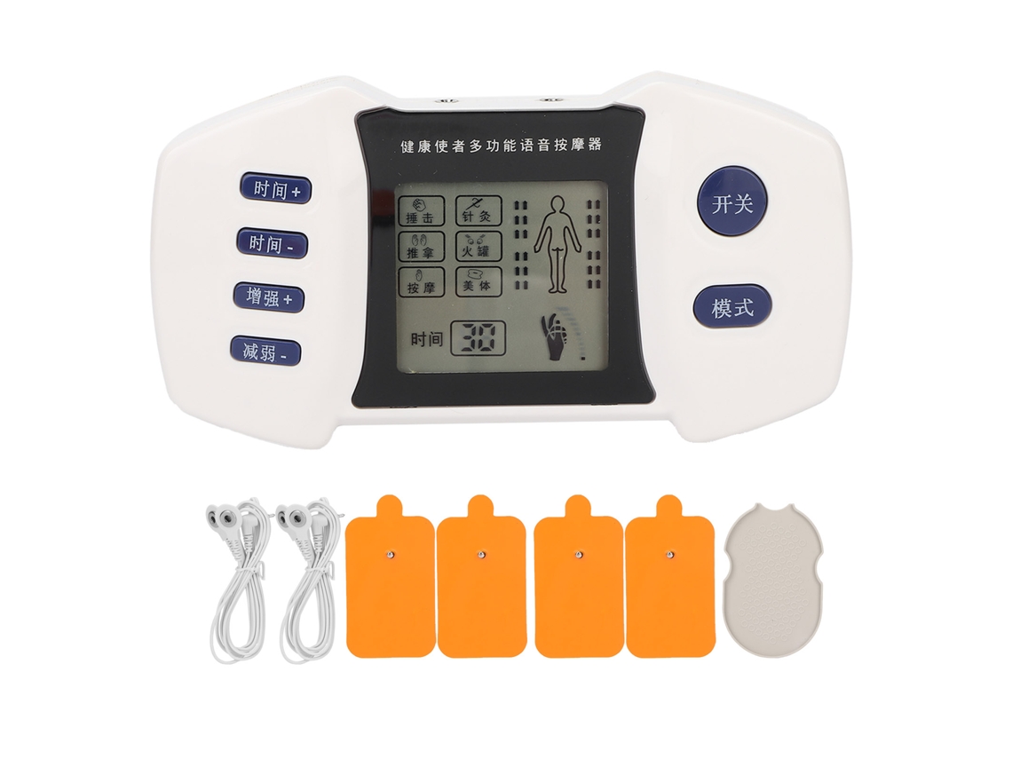 KOFIHETY Masajador Multifuncional Eléctrico Digital con Pulsos y Estimulación Muscular por Voz