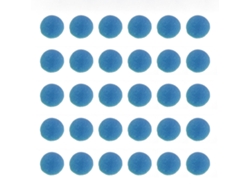 30pcs Capas De Espuma Para Fones De Ouvido Substituição Macias Confortáveis 15mm Azul Para Mp3 Mp4