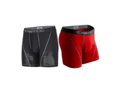 Paquete De 2 Calzoncillos Deportivos De Malla Para Hombre Exofficio, 6 Pulgadas, Tallas Estadounidenses.