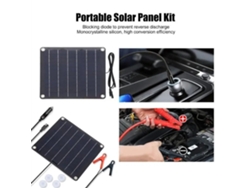 10wipree Kit Painel Solar À Prova D'água 12v 10w Fonte Alimentação Eficiente Carros Motocicletas Camping Ar Livre