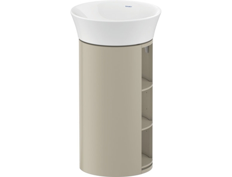 DURAVIT White Tulip, mueble de lavabo de pie, ancho 350 x fondo 410mm, con compartimento abierto, con tecnología tip-on, WT42390