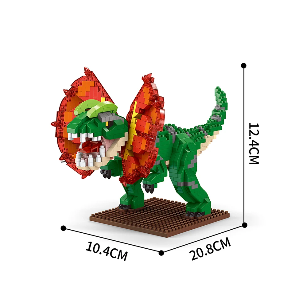 (double Strieosaurus) Modelo De Dinosaurio, Bloques De Construcción En Miniatura, Juguetes Educativos Para Adultos, Regalos, Decoración