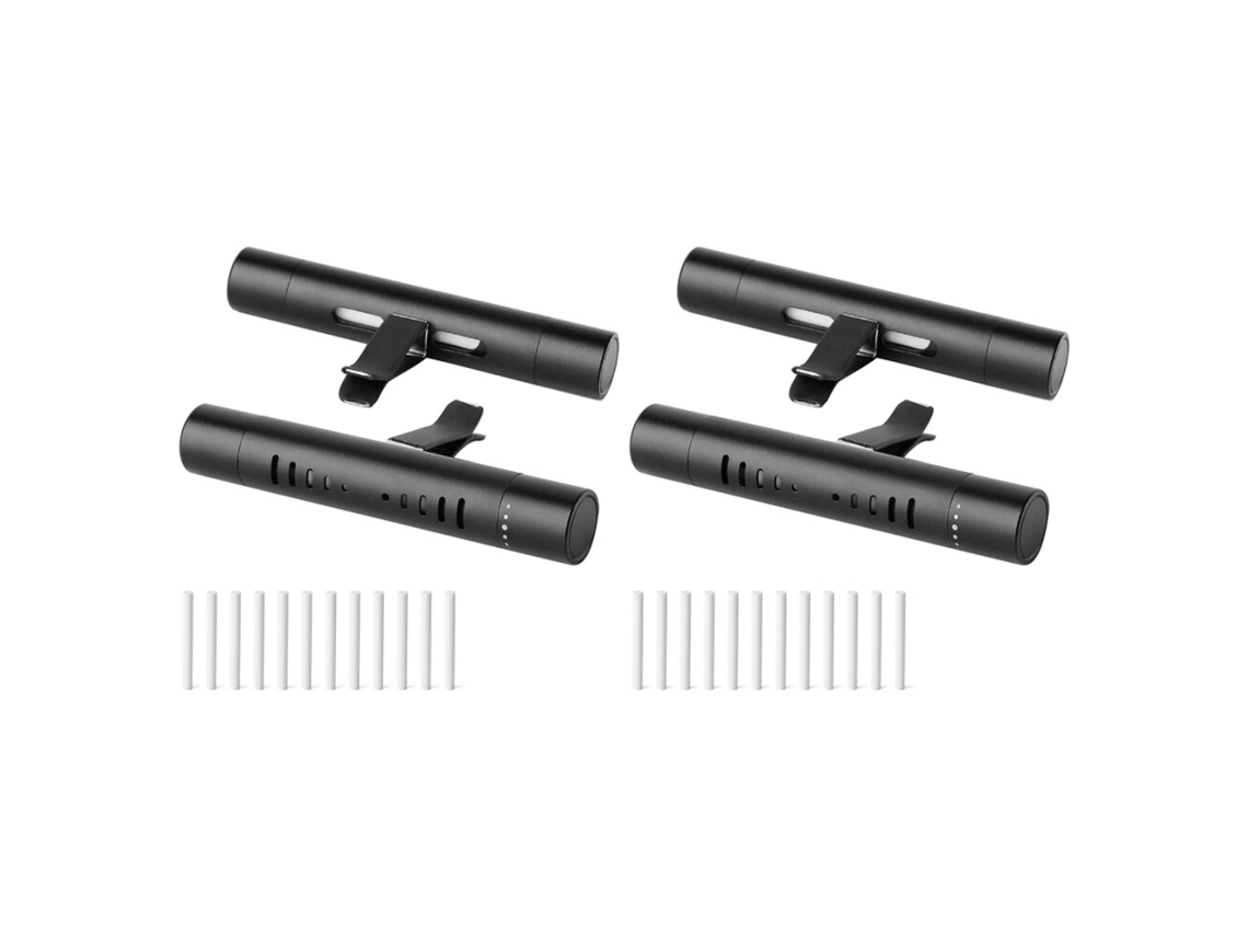 4 Piezas De Difusor De Aceite Para Coche Con Clip De Ventilación Y 12 Recambios - Ambientador Para Coche