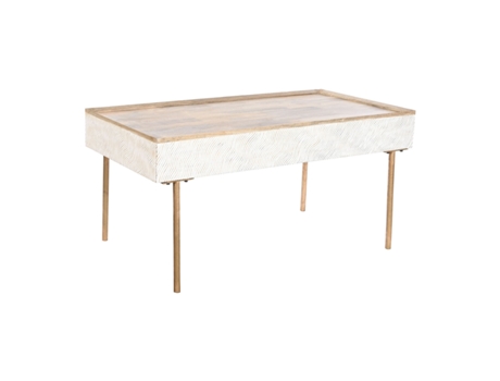 Mesa de Centro HOME ESPRIT Hierro Madera de mango 120 x 60 x 57 cm